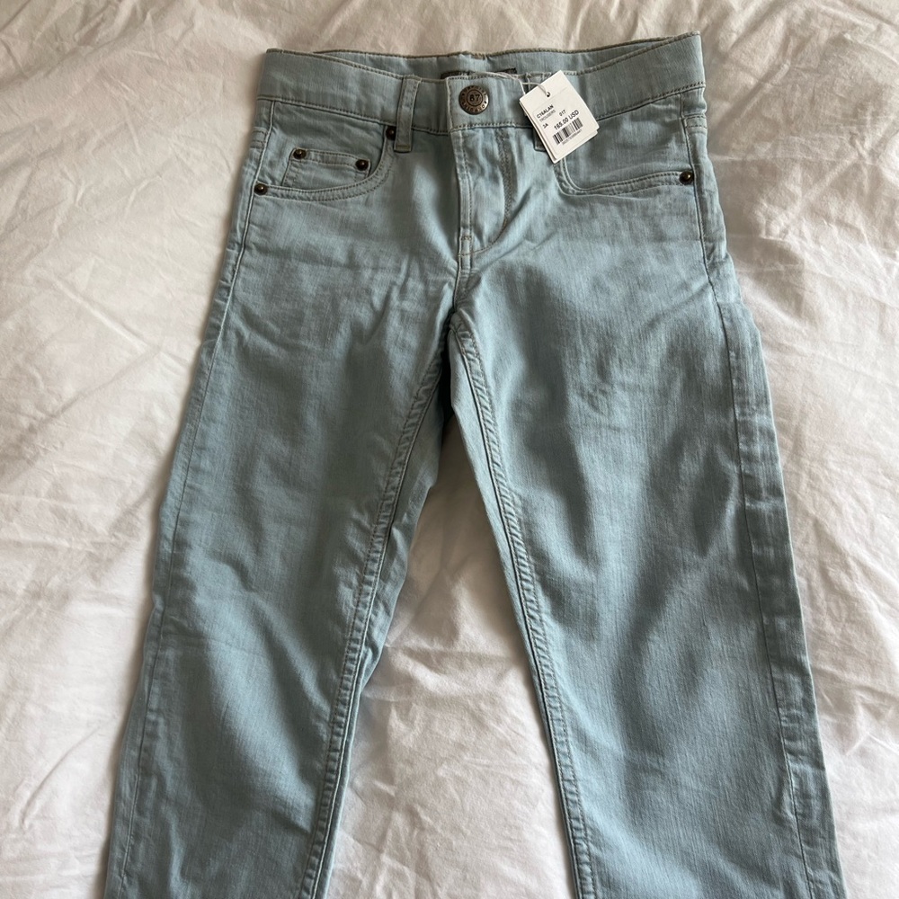 Bonpoint boys blue jeans in a regular fit brand new with tags. Can be unisex.